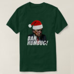 Camiseta Engraçado Red Santa Hat Trump Ugly Christmas<br><div class="desc">Trump está vestindo um chapéu de Papai Noel e uma coroa enquanto diz "Bah,  Humbug!" neste suéter de Natal muito feio.</div>