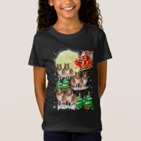 Engraçado Reindeer Sheltie Xmas Natal Amantes