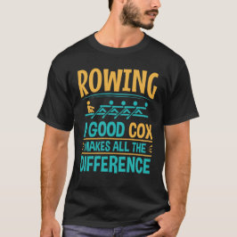 Camiseta Engraçado remar uma boa cox faz toda diferença