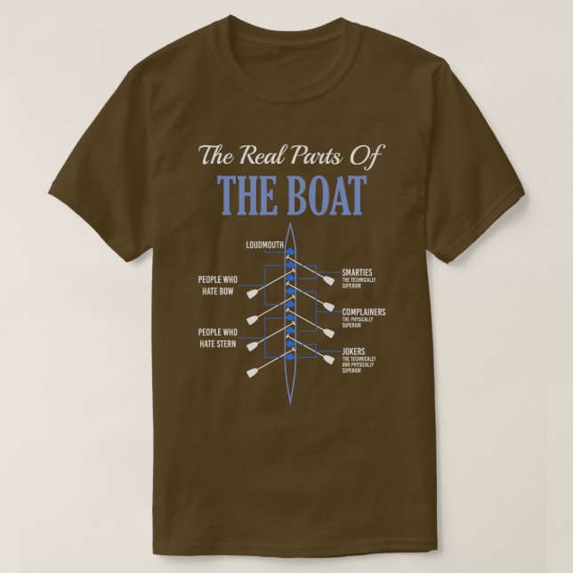 Camiseta Engraçado Remo e Kayaking T e presente (Frente do Design)