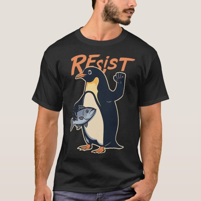 Camiseta Engraçado Resiste Ativista Contra Tari (Frente)