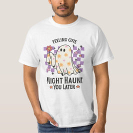 Camiseta Engraçado Retro Groovy Hippie Halloween