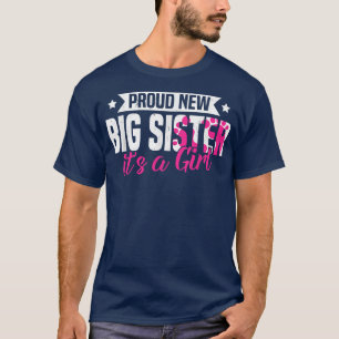 Camiseta Engraçado Retro Orgulhoso Nova Irmã É Uma Garota G