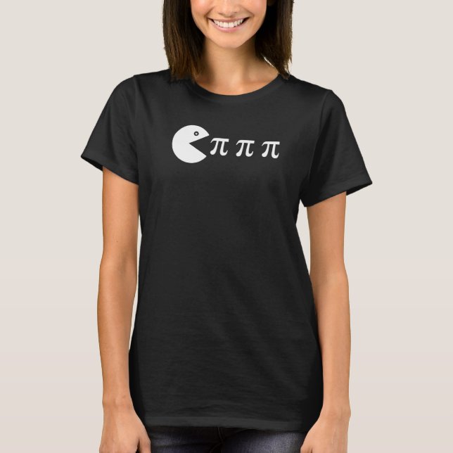 Camiseta Engraçado Retrô Vídeo Jogo Pi Day Math Professor (Frente)