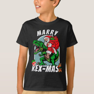 Camiseta Engraçado REX-Max Natal Kid T-shirt