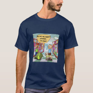 Camiseta Engraçado Rick Londres Suporte Alcachofra Cômico