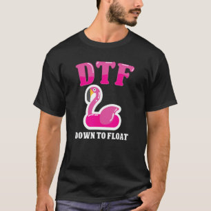 Camiseta Engraçado Rio DTF Encaixando-se no Fluxo de Verão