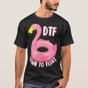 Camiseta Engraçado Rio DTF Encaixando-se no Fluxo de Verão