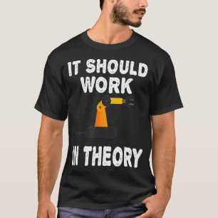 Camiseta Engraçado Robot Engenharia Robótica Bota Estudan