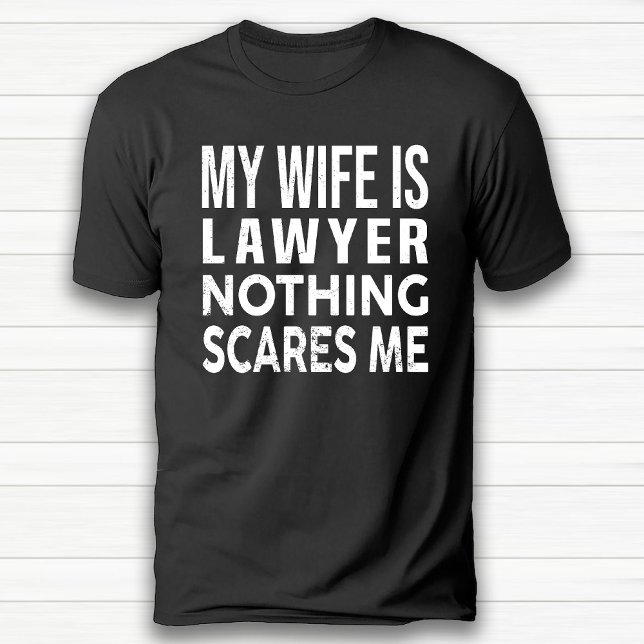 Camiseta Engraçado Românico Humor Advogado Marido Marido An (Funny Romantic Humor Lawyer Husband Wife Birthday T-Shirt)