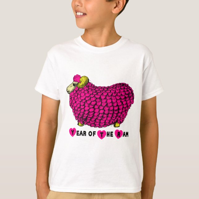 Camiseta Engraçado Rosa, Chinês, Ano Novo Zodiac K Sweat S (Frente)