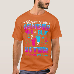 Camiseta Engraçado Rosa Ou Irmã Azul Te Ama A Revelação De