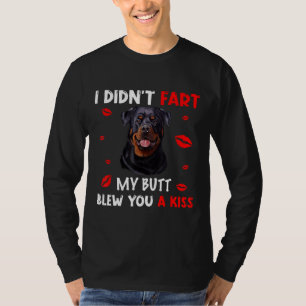 Camiseta Engraçado Rottweiler, Eu Arranjei Minha Bumbum Te