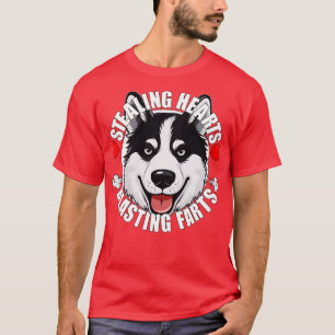 Camiseta Engraçado Rouco Roubando Corações Explosivos Cacho