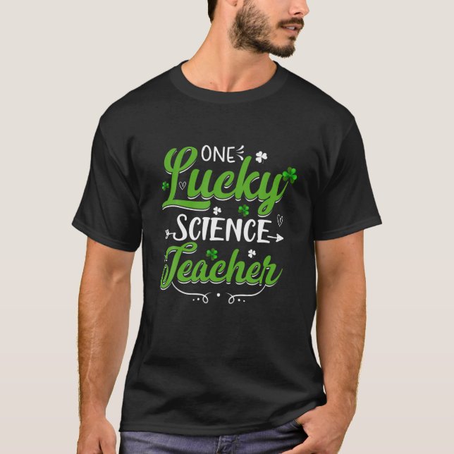 Camiseta Engraçado, Rua De Professores De Ciência Feliz. Di (Frente)