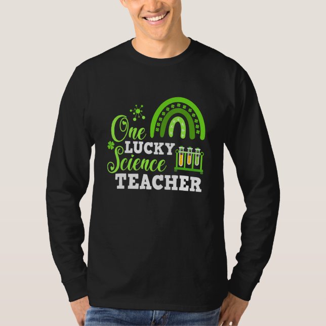 Camiseta Engraçado, Rua de Professores de Ciência Feliz. Di (Frente)