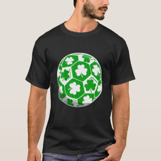 Camiseta Engraçado Rua de Shamrock do Futebol Irlandês Love