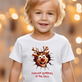 Camiseta Engraçado Rudolph Reindeer Nome de Natal Texto