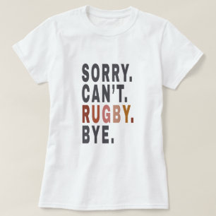Camiseta Engraçado Rugby Weekender , para o Rugby Mãe, Dom
