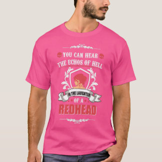 Camiseta Engraçado ruivo dizendo