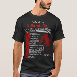 Camiseta Engraçado Ruivo Ginger Fala Cabelo Laranja Gal Irl