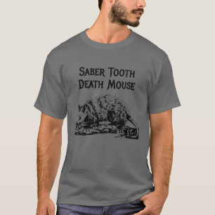 Camiseta Engraçado Saber Morte Dente Rato Errado Rua de No