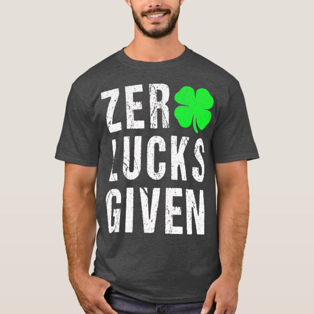 Camiseta Engraçado Saint Patricks Day Shamrock Irish Tee (Frente)