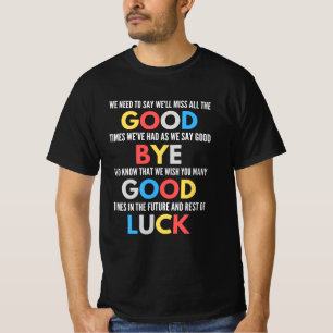 Camiseta Engraçado Sair De Adeus