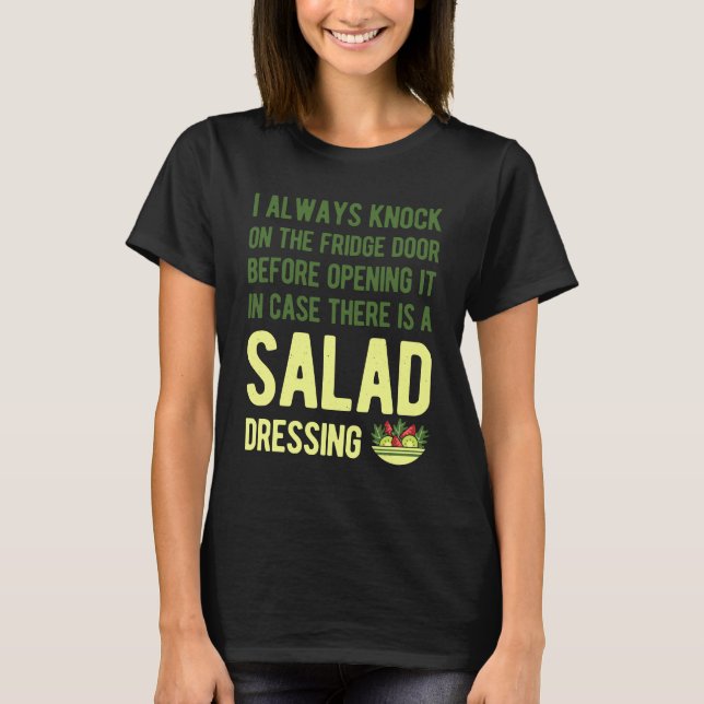 Camiseta Engraçado Salad (Frente)