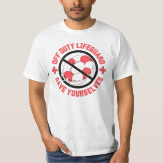 Camiseta Engraçado, salva-vidas.