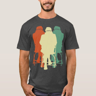 Camiseta Engraçado Sanders Mittens Meme Silhouette