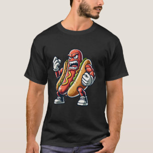 Camiseta Engraçado Sanduíche Encantado Feliz Homens de Hall