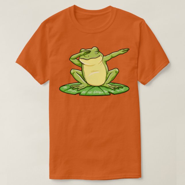 Camiseta Engraçado sapo de apagar (Frente do Design)