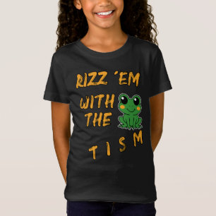 Camiseta Engraçado Sapo Rizz Em Com O Tismo