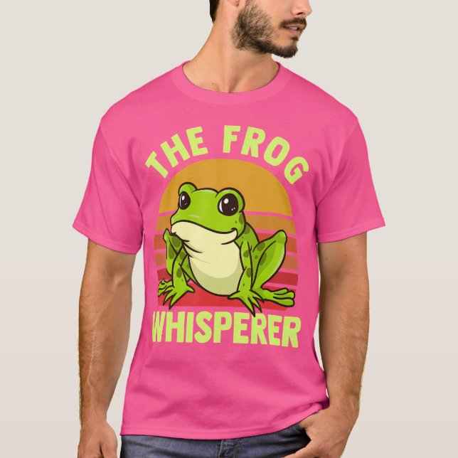 Camiseta Engraçado Sapos De Árvore Engraçada Com Sapo Cute  (Frente)