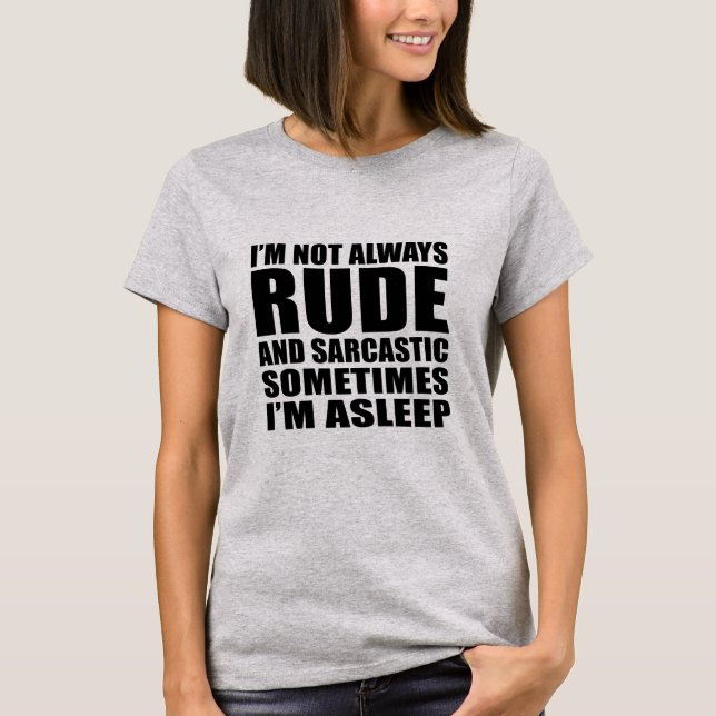 Camiseta Engraçado sarcástico cita humor sarcasmo introvert (Frente)