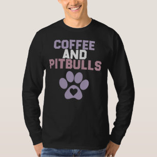 Camiseta Engraçado Sarcástico Dizendo Café E Cachorro De Lâ