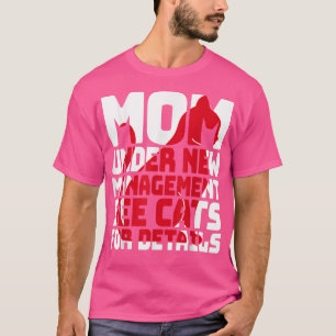 Camiseta Engraçado Sarcástico Humor De Gato Mãe Sob Nova Ge