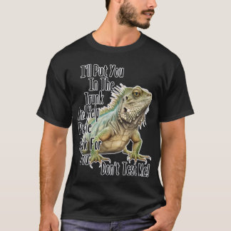 Camiseta Engraçado Sarcástico Iguana Lizard Dizendo