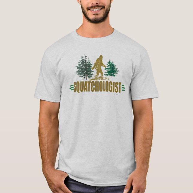 Camiseta  Engraçado Sasquatch (Frente)