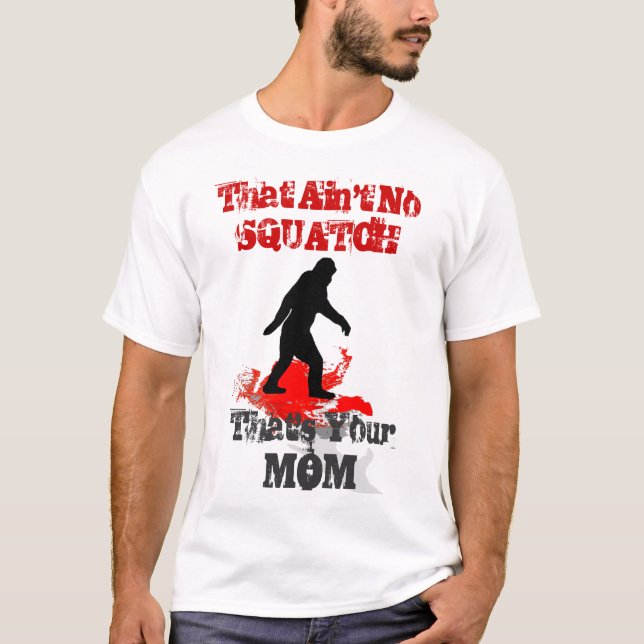 Camiseta Engraçado Sasquatch Bigfoot (Frente)