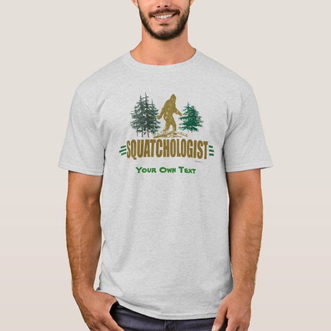 Camiseta Engraçado, Sasquatch Hunter's (Frente)