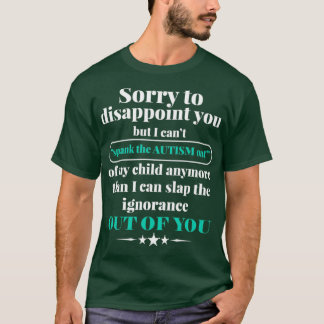 Camiseta Engraçado Sassy Louco Autismo Mãe