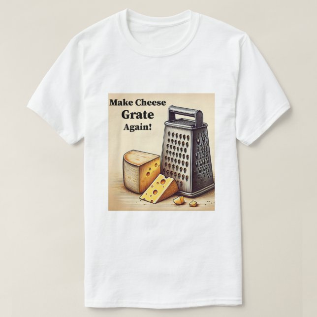 Camiseta Engraçado Sátira das Eleições Americanas com Texto (Frente do Design)