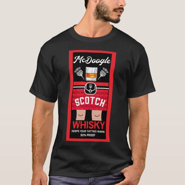 Camiseta Engraçado Scotch Whisky T-Shirt (Frente)