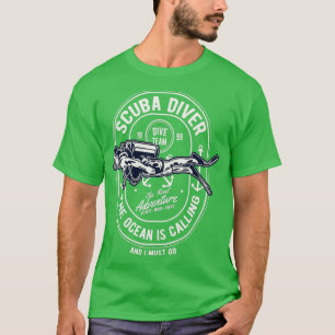 Camiseta Engraçado Scuba Mergulhando Presente Humoroso Para