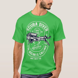 Camiseta Engraçado Scuba Mergulhando Presente Humoroso Para