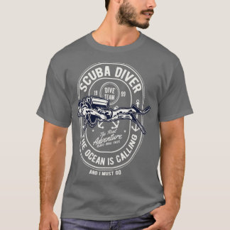 Camiseta Engraçado Scuba Mergulhando Presente Humoroso Para