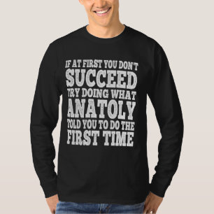 Camiseta Engraçado Se À Primeira Você Não Tenta Tentar Faze