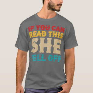 Camiseta Engraçado Se Consegues Ler Isto Ela Caiu Do Biker